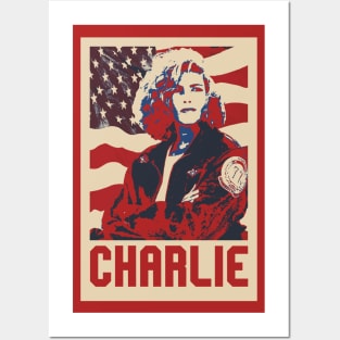 Charlie Top Gun Pop Art Style Posters and Art